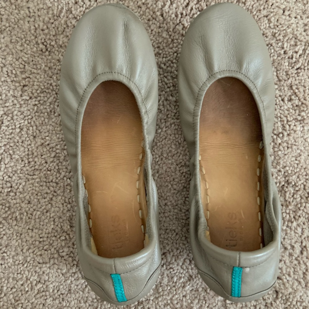 Taupe Tieks Size 10